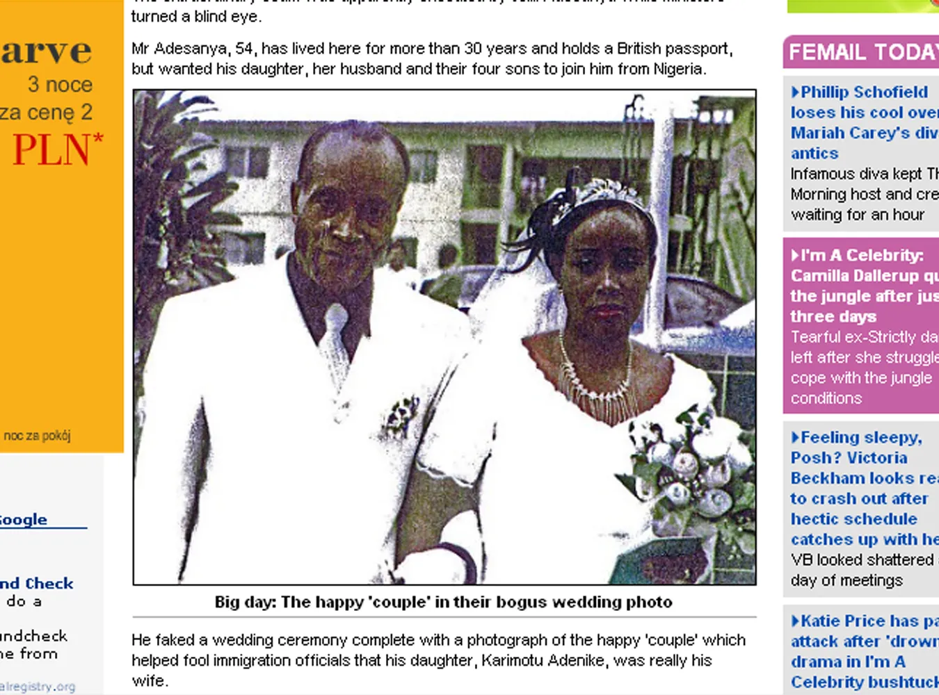 Ten mężczyzna poślubił własną córkę