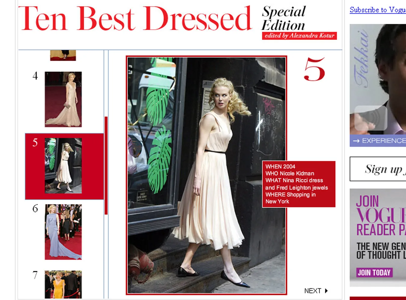 Najpiękniejsze suknie dekady