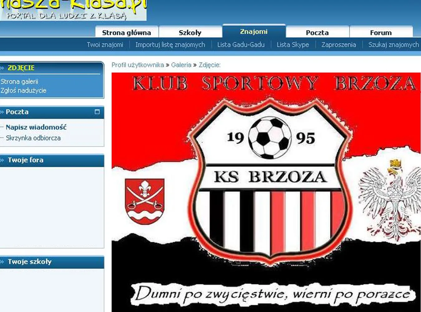 Klub szuka bramkarza na... naszej-klasie