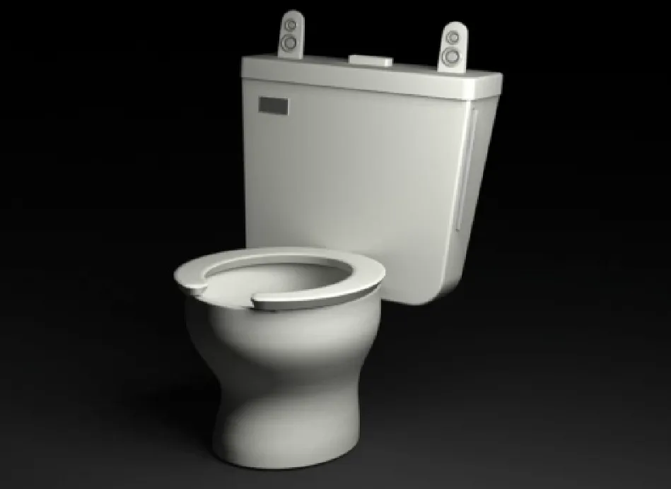 Toaleta zaprojektowana pod laptop MacBook Air