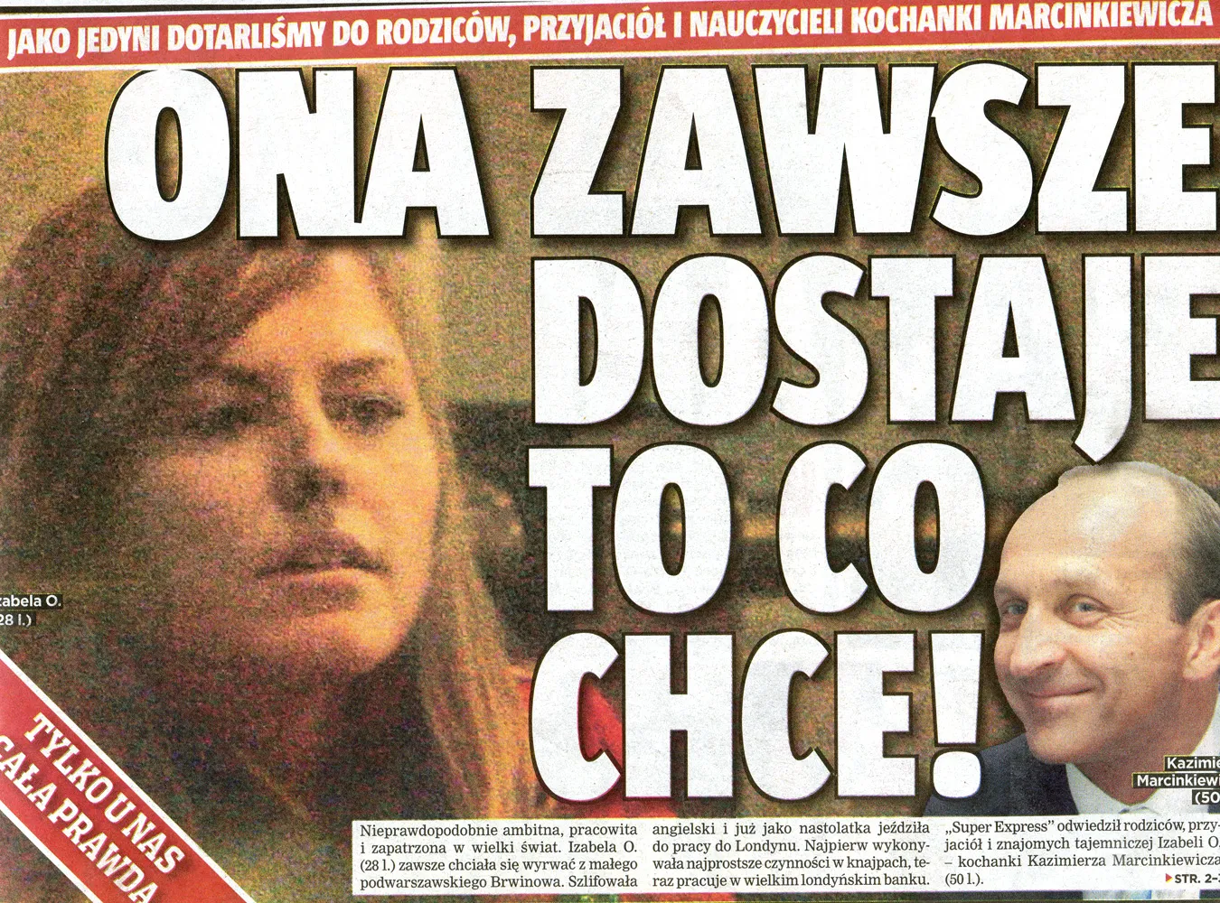 Grzeczna dziewczynka niegrzecznego premiera