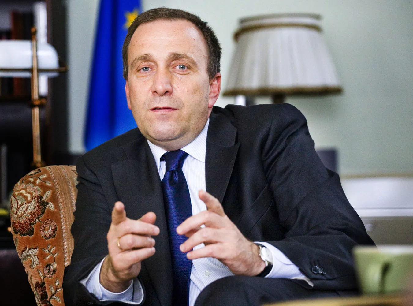 Schetyna chwali policję po walkach o KDT