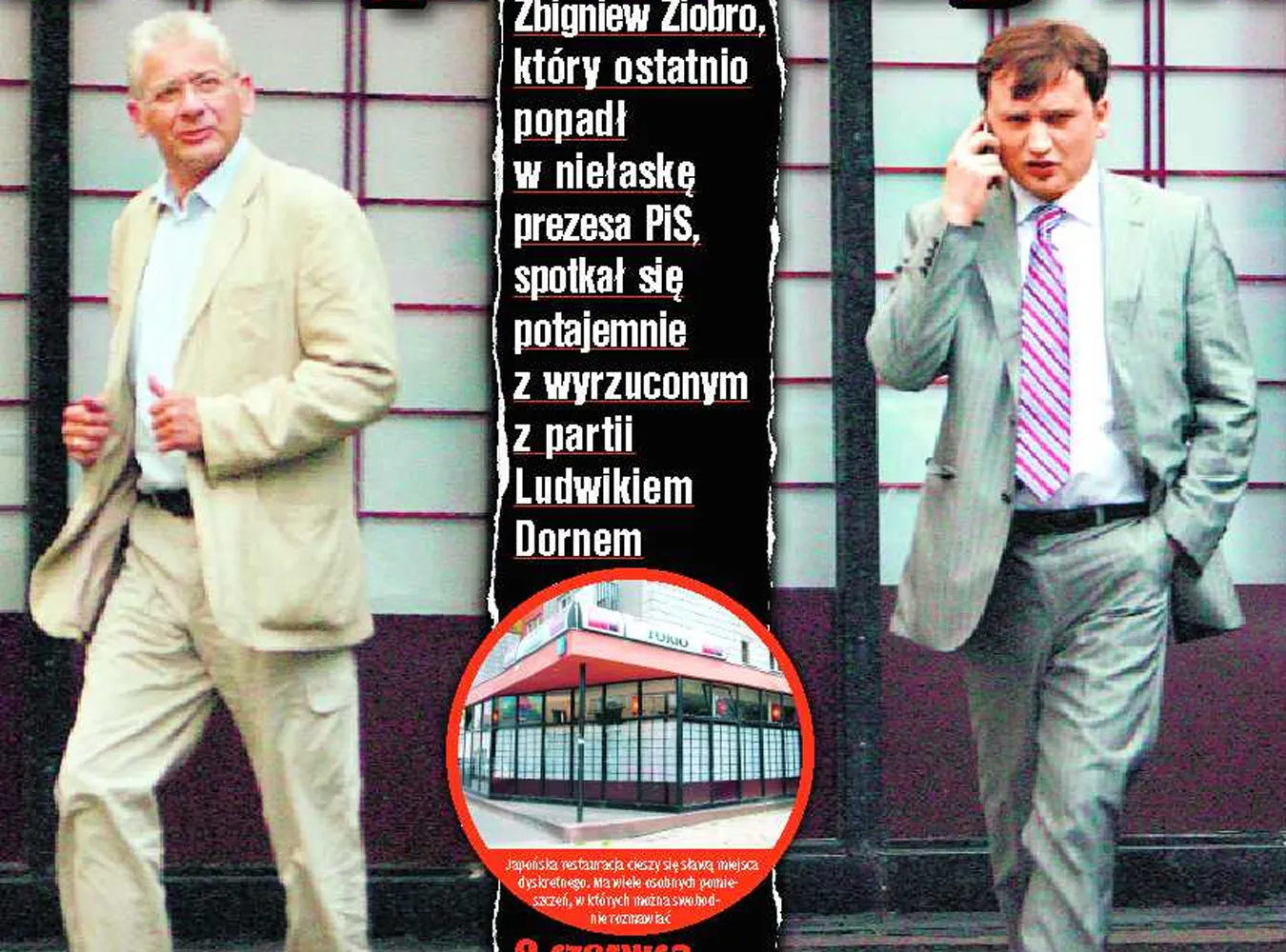 Tajne spotkanie Ziobry z Dornem