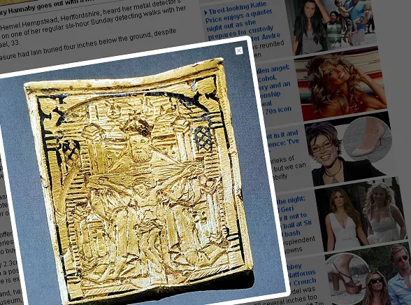 Przeczesując pole, natrafiła na XV-wieczny skarb