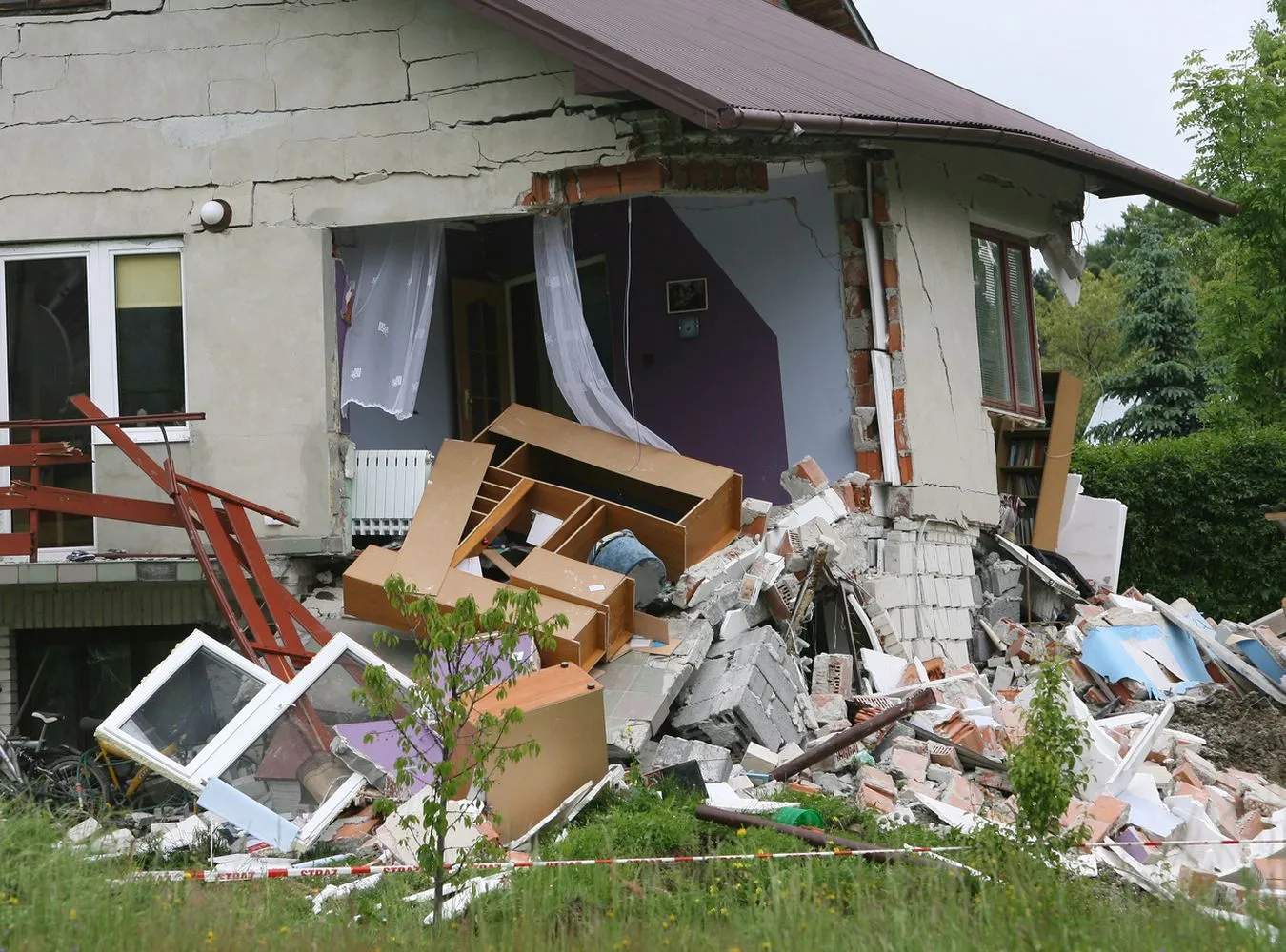 Zobacz, jak walą się domy w Małopolsce