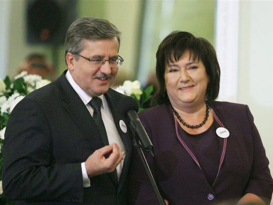 Anna Komorowska i Bronisław Komorowski