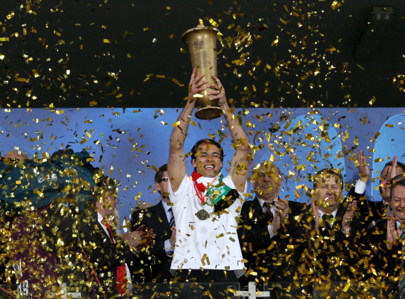 Zobacz, jak legioniści świętowali zdobycie Pucharu Polski