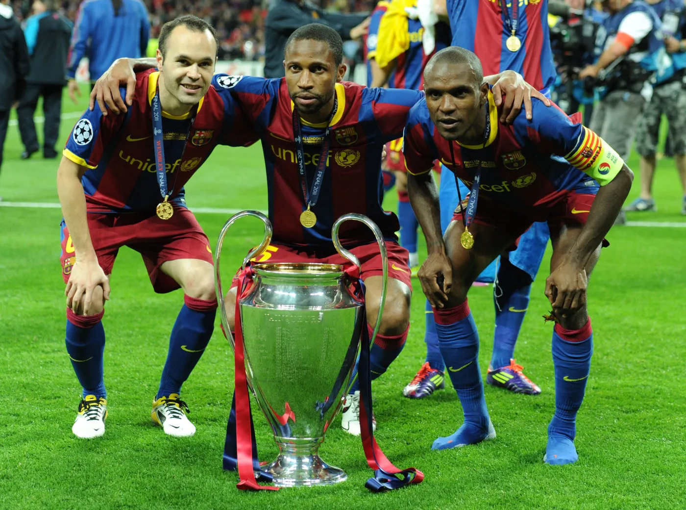 Policjanci pogonili gwiazdorów Barcelony sprzed Białego Domu