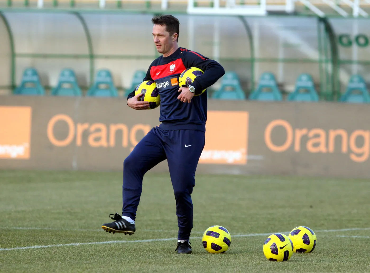 Zieliński zastąpił Smudę. Kadra po pierwszym treningu