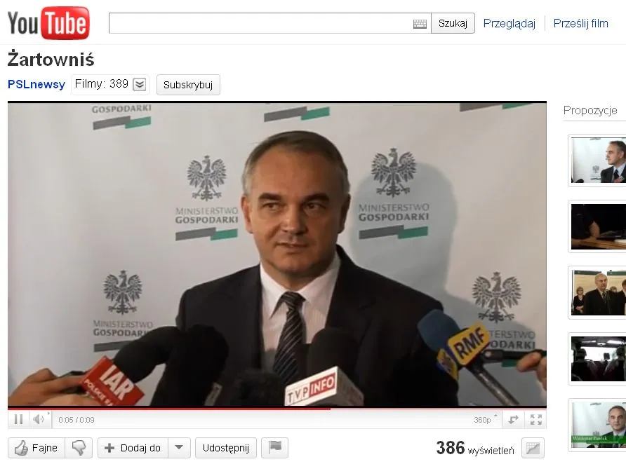 Wicepremier Pawlak rzuca żartem. Mocne!