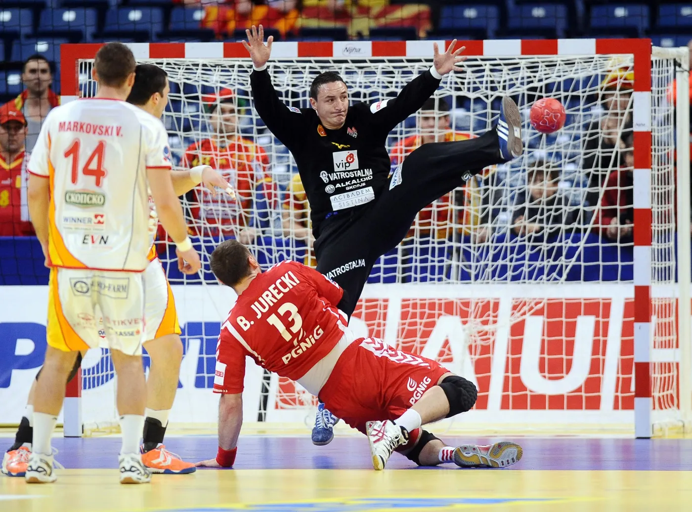 Macedoński bramkarz zatrzymał polskich szczypiornistów