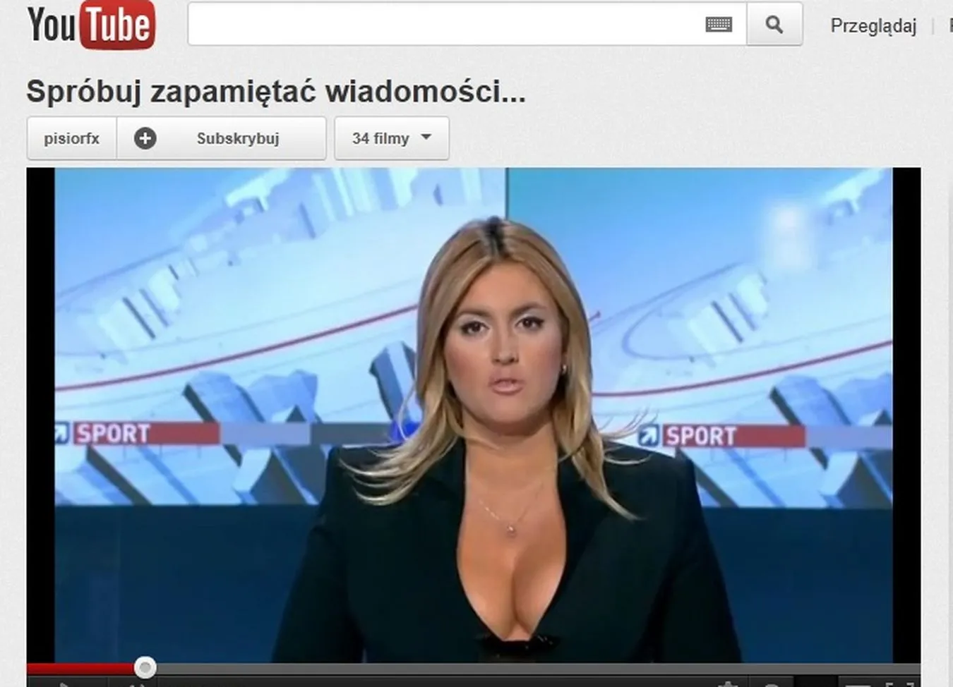 "Spróbuj zapamiętać wiadomości..." Odważny strój prezenterki Polsatu