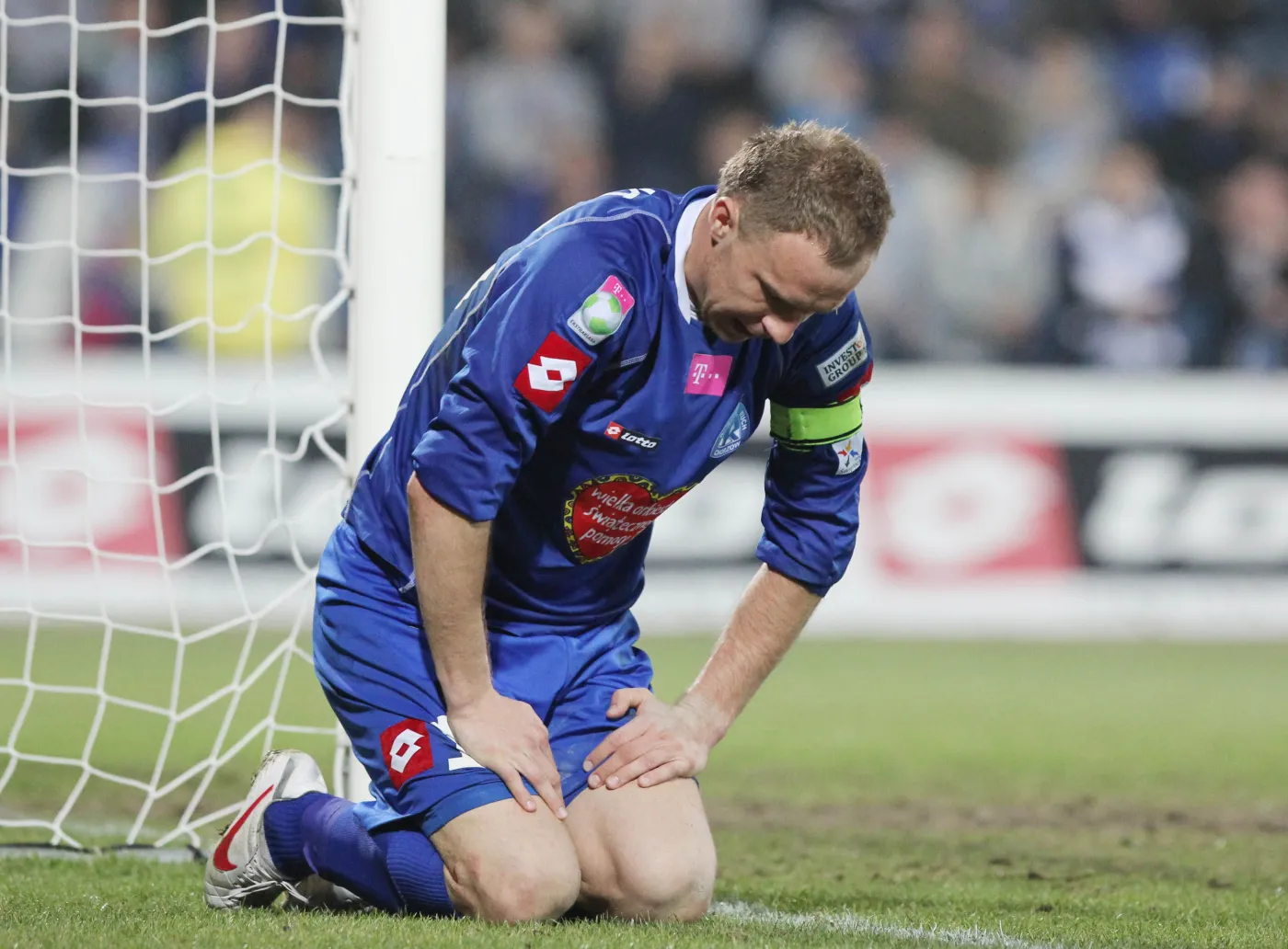 Grodzicki złamał nos. Będzie grał w masce Niedzielana