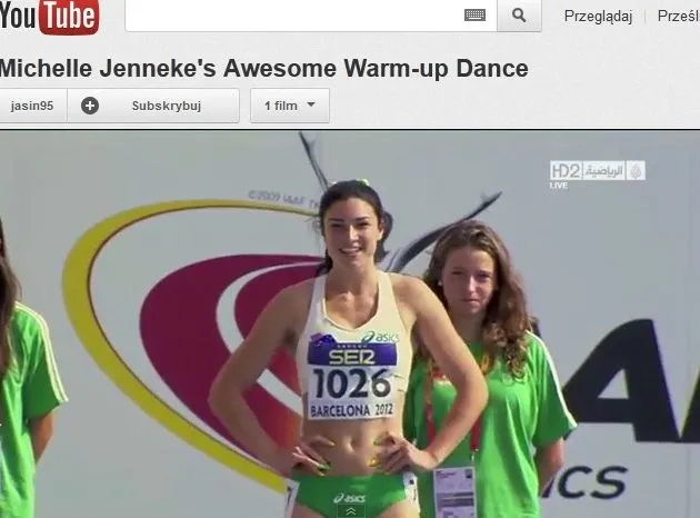 Michelle Jenneke seksowną rozgrzewką rozruszała siebie i internautów