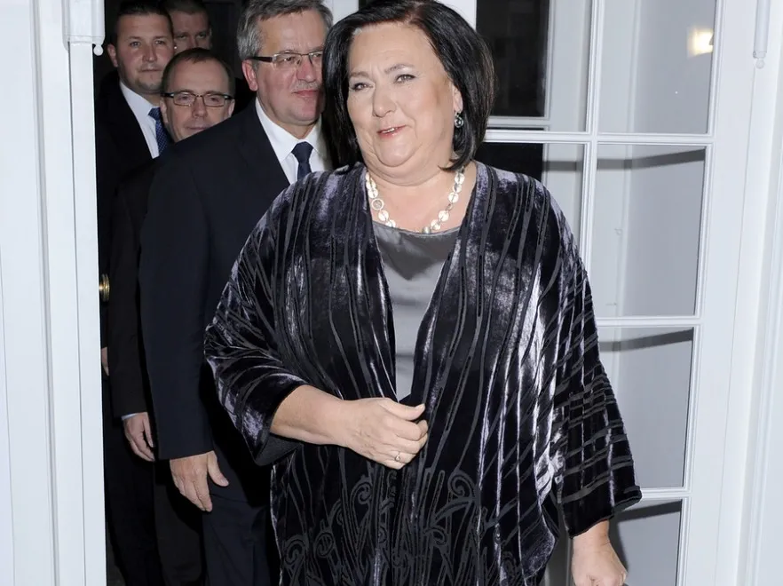 Metaliczny blask: supermodna Anna Komorowska na jubileuszu Trójki