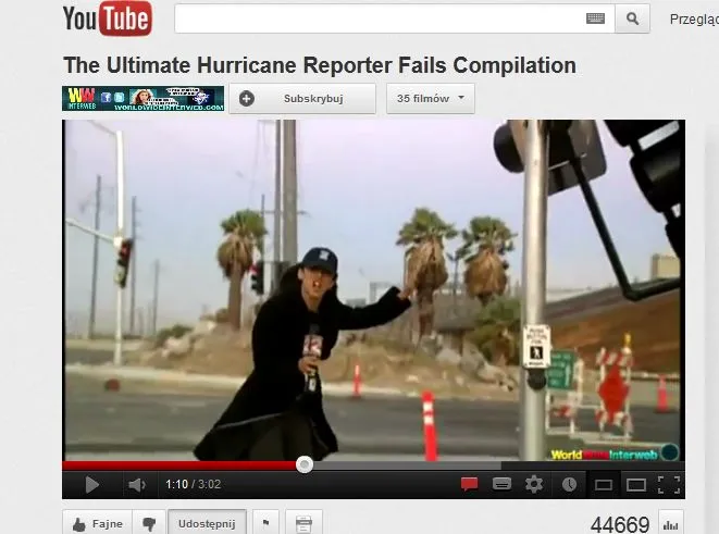 Trudna praca reportera. Spektakularne wpadki na wizji