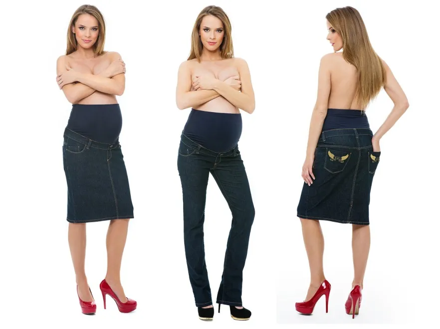 Topless w 8 miesiącu ciąży: Monika Ordowska twarzą odzieży My Tummy