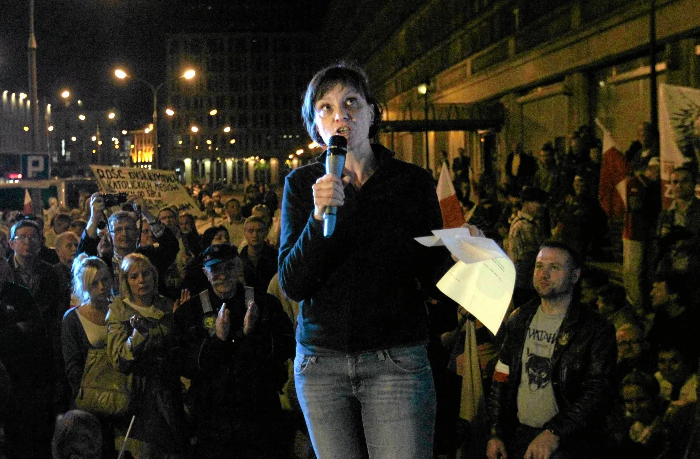 Stankiewicz wraca pod Pałac. Co pokaże TV Republika?