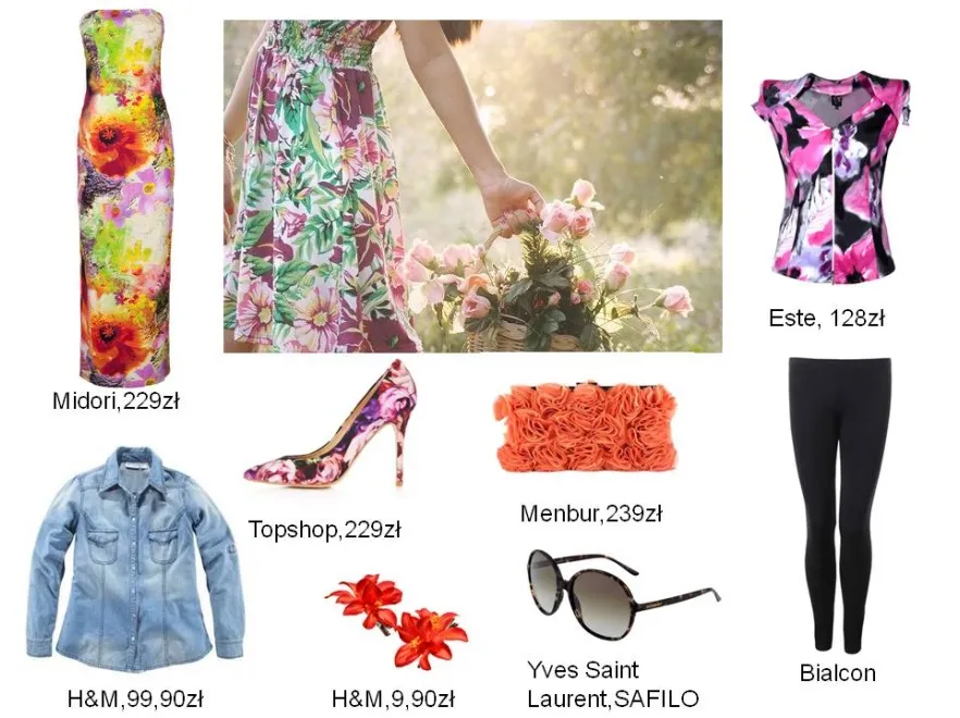 Kwiaty w roli głównej: idealne na lato stylizacje floral