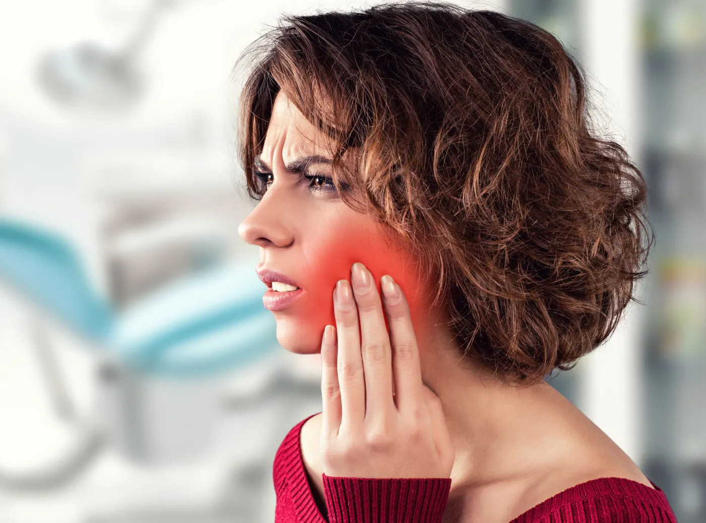 Kobietę boli ząb