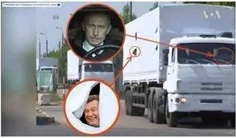 Putin za kierownicą białej ciężarówki. MEMY DNIA