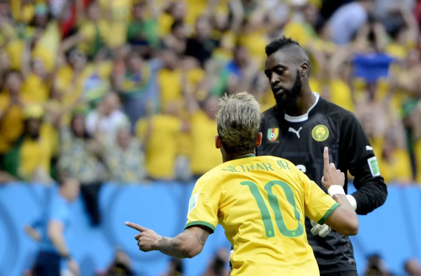 Neymar autorem setnego gola na mundialu w Brazylii. ZDJĘCIA