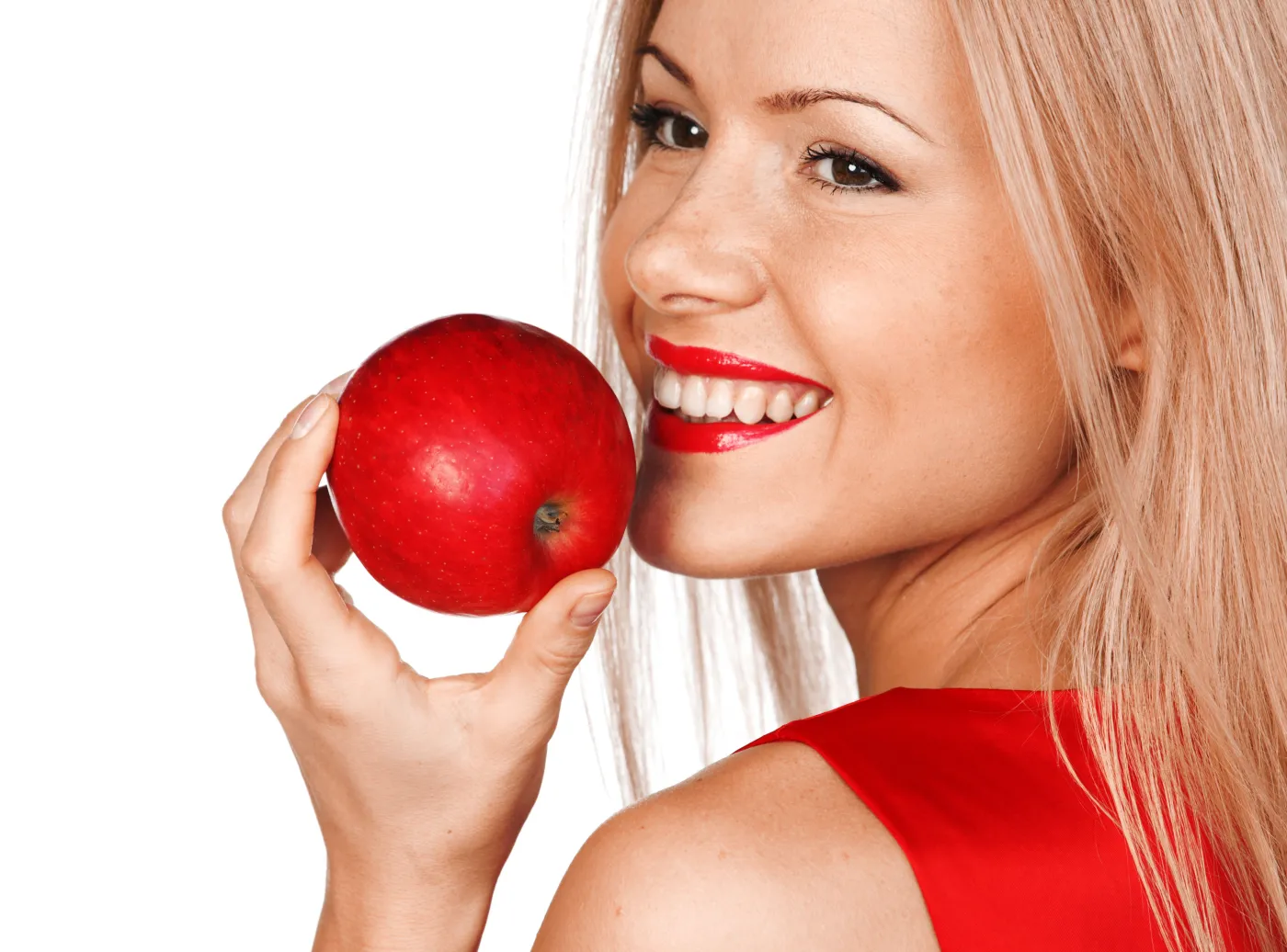 Kobieta je jabłko