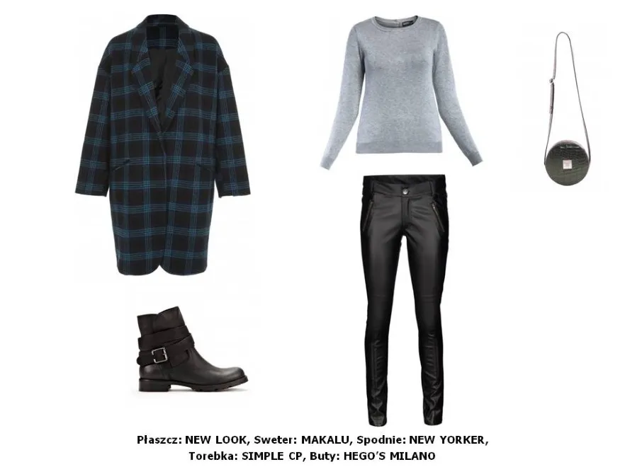 Jesień w kratkę. STYLIZACJE