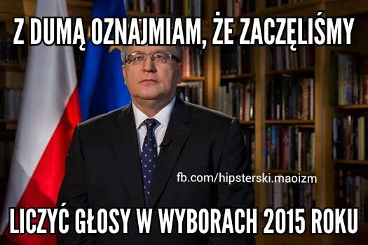 Rozpoczęło się liczenie głosów w wyborach z 2015 roku. MEMY DNIA