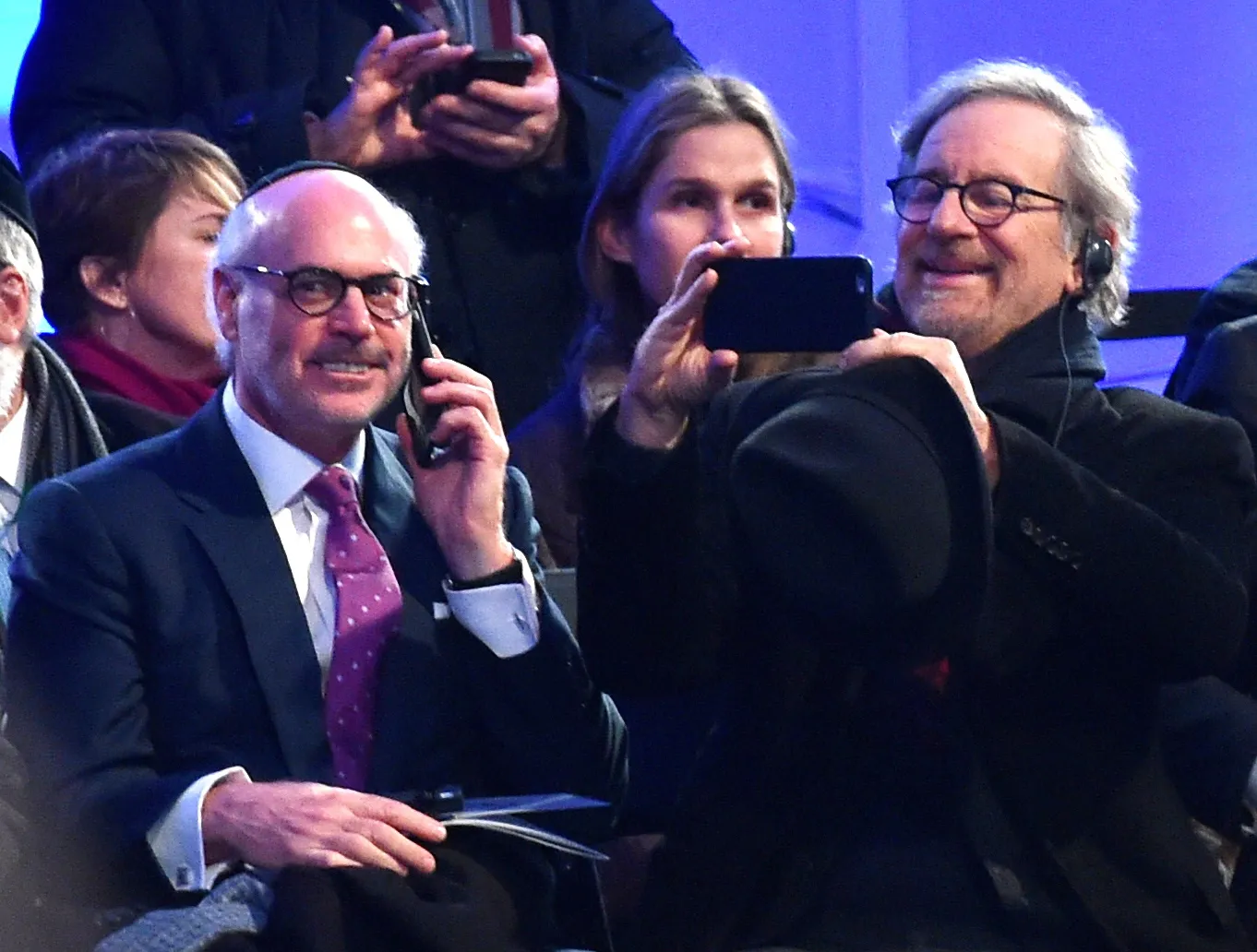 Spielberg, Gauck, szef Światowego Kongresu Żydów. Wielkie nazwiska na uroczystościach w Auschwitz. ZDJĘCIA