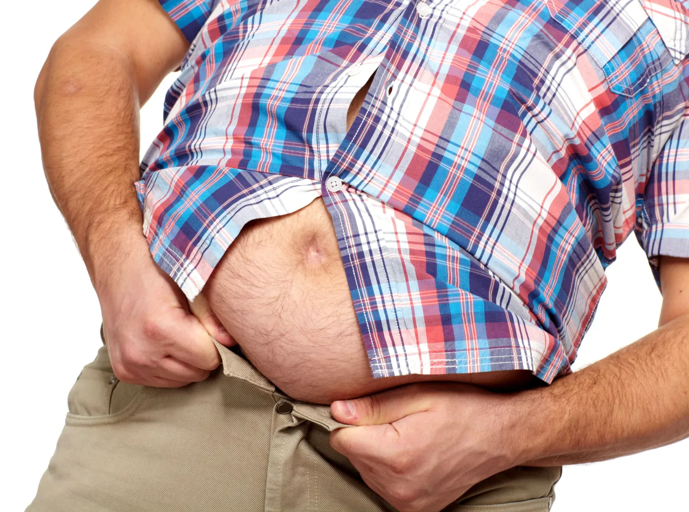 Gruby mężczyzna