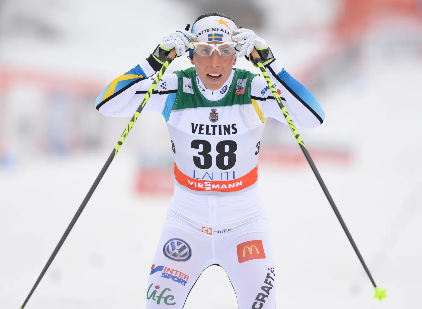 Charlotte Kalla najszybsza w Bruksvallarnie