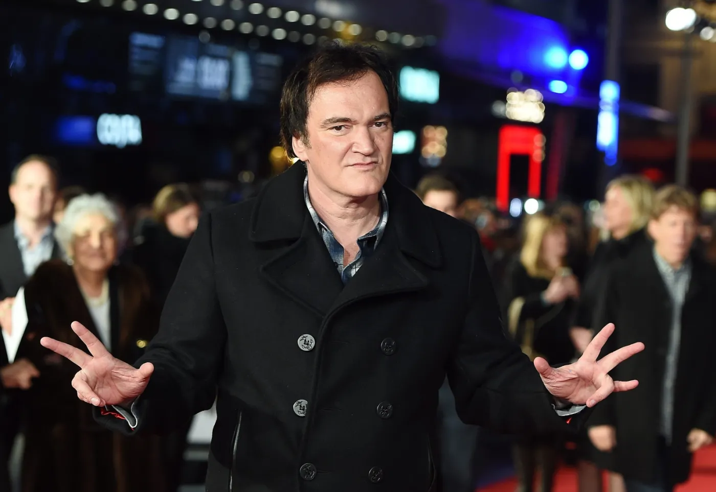 "Nienawistna ósemka": Dwie premiery, Tarantino z plejadą gwiazd [ZDJĘCIA]