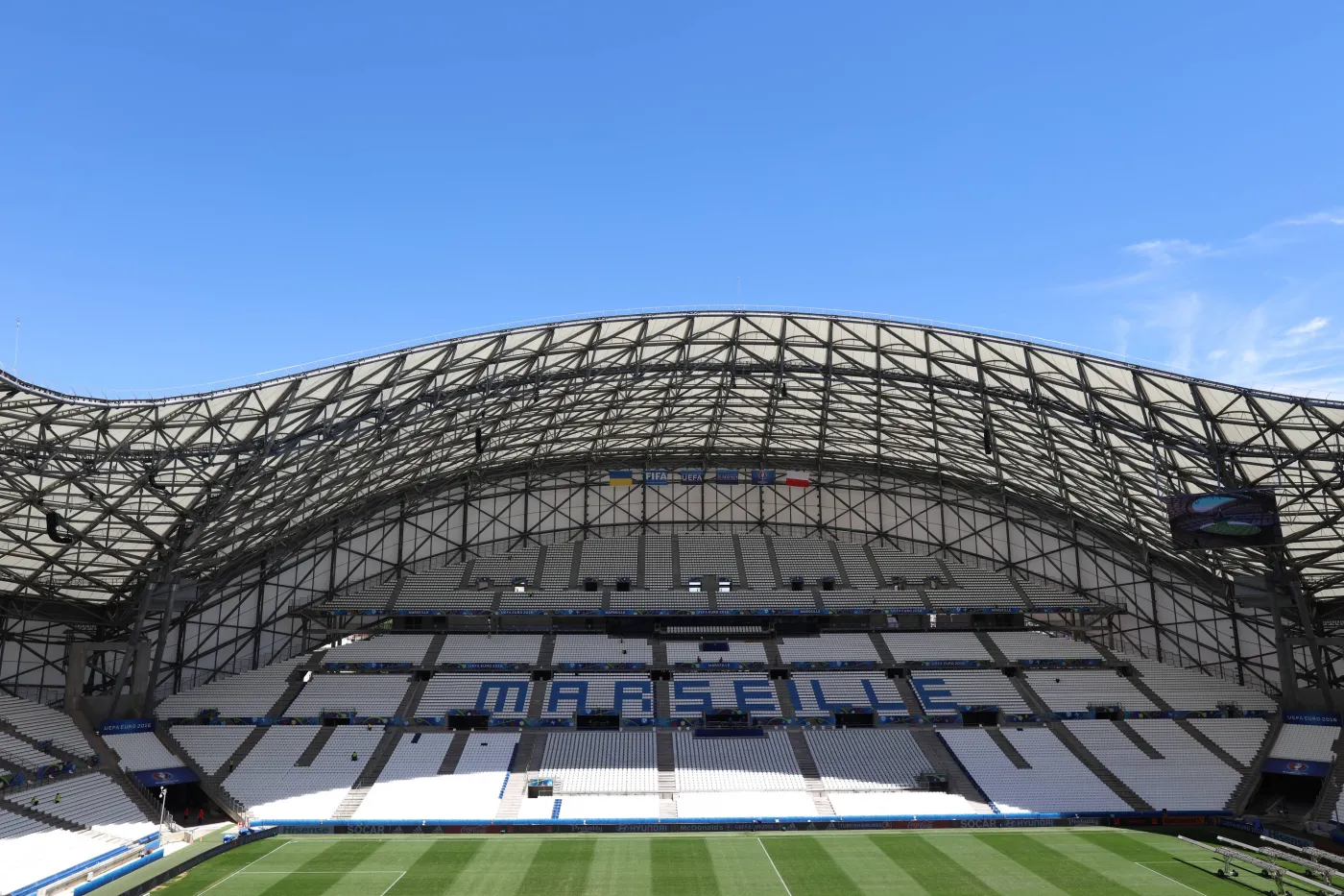 Stade Velodrome - na tym stadionie Polska zagra z Portugalią