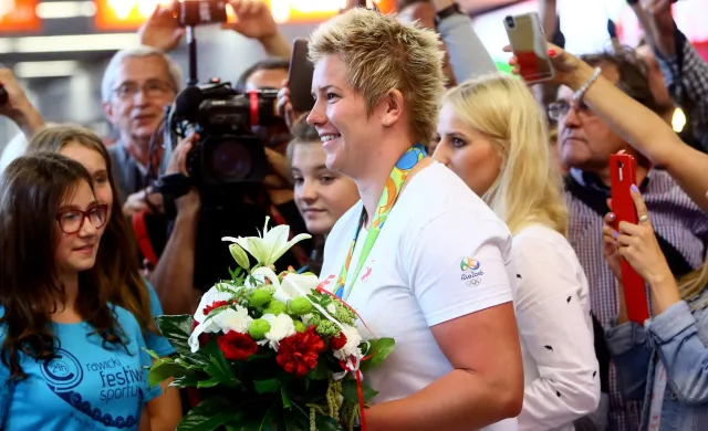 Złota Anita wróciła do domu. "Takiego przywitania jeszcze nigdy w życiu nie miałam"