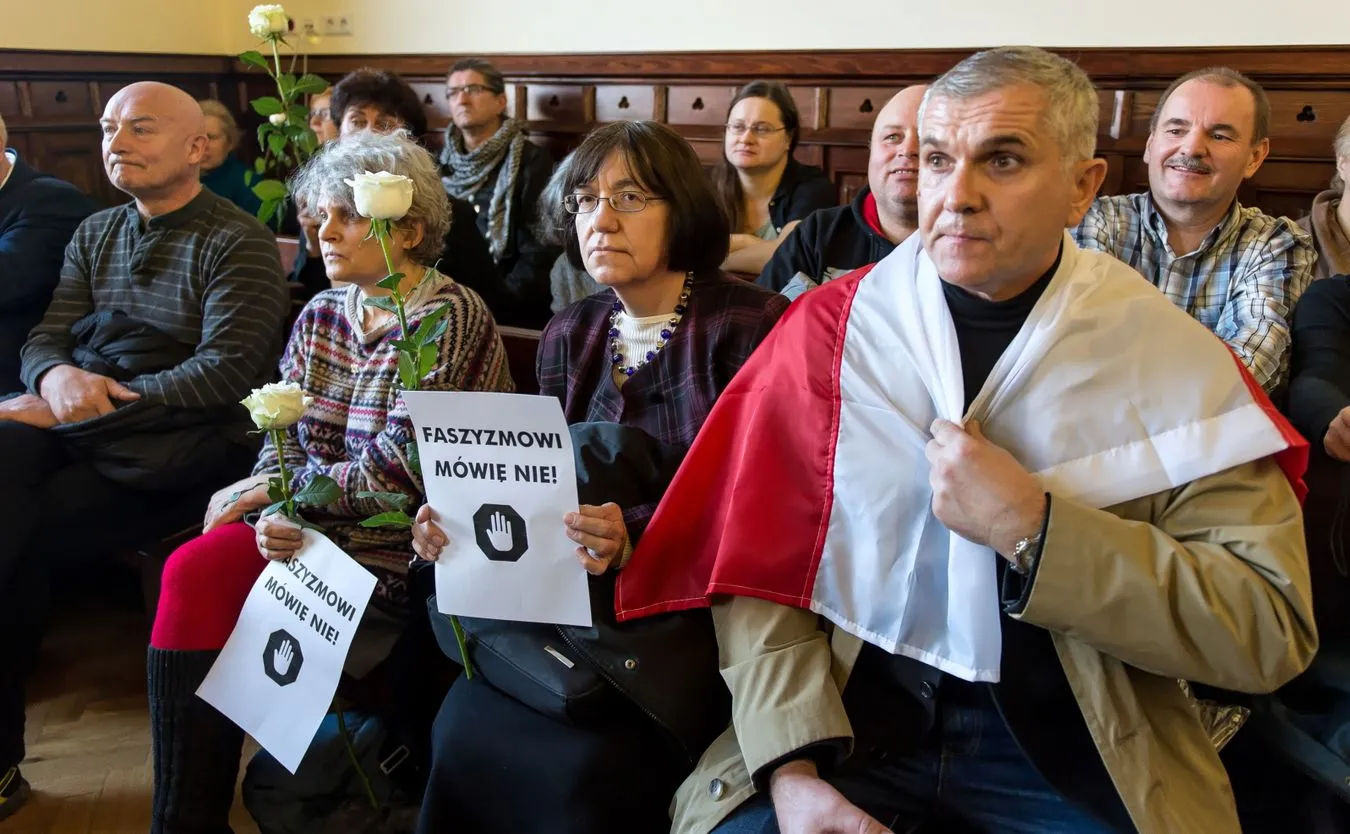 Sąd we Wrocławiu. Publiczność podczas ogłoszenia wyroku