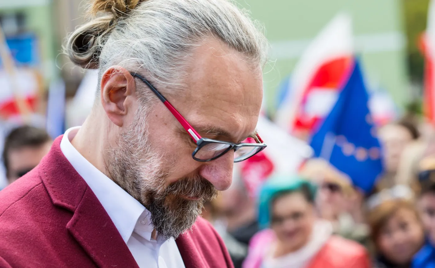 Wpadka lidera KOD. Mateusz Kijowski nie potrafił podać nazwiska "Inki"