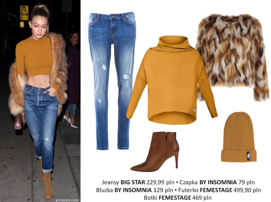 Kopalnia inspiracji. STYLIZACJE w klimacie Gigi Hadid