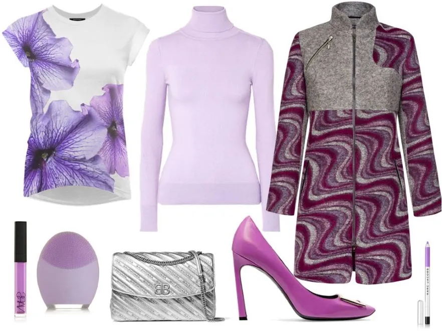 Nie czekaj do lata! STYLIZACJE w odcieniach jagodowego fioletu na teraz