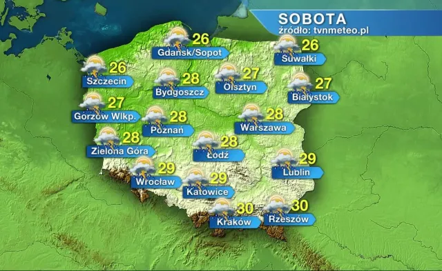 Prawie 350 interwencji strażaków w ciągu ostatniej doby. W sobotę nadal obowiązują ostrzeżenia przed burzami