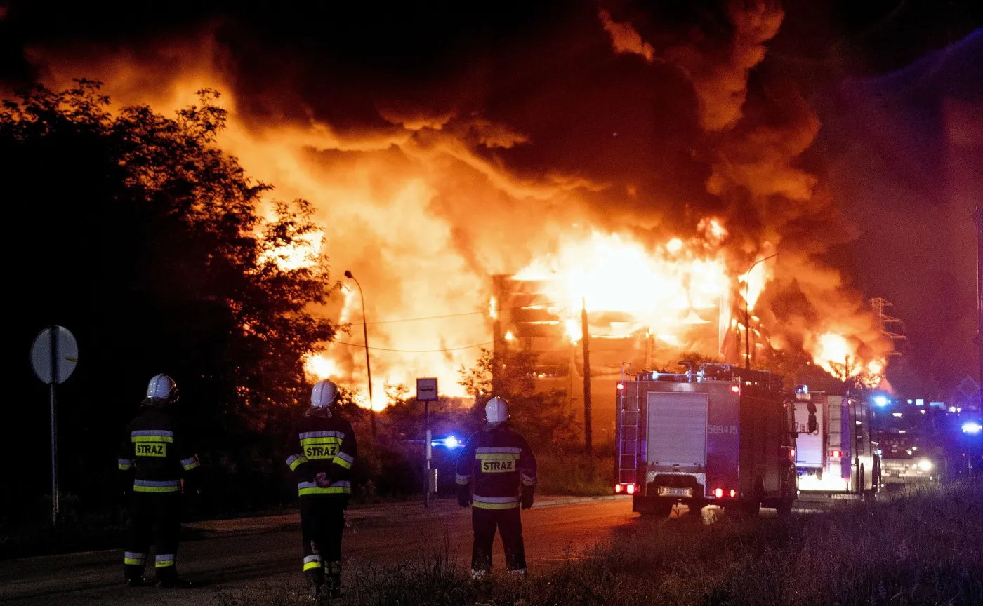 Pożar wysypiska