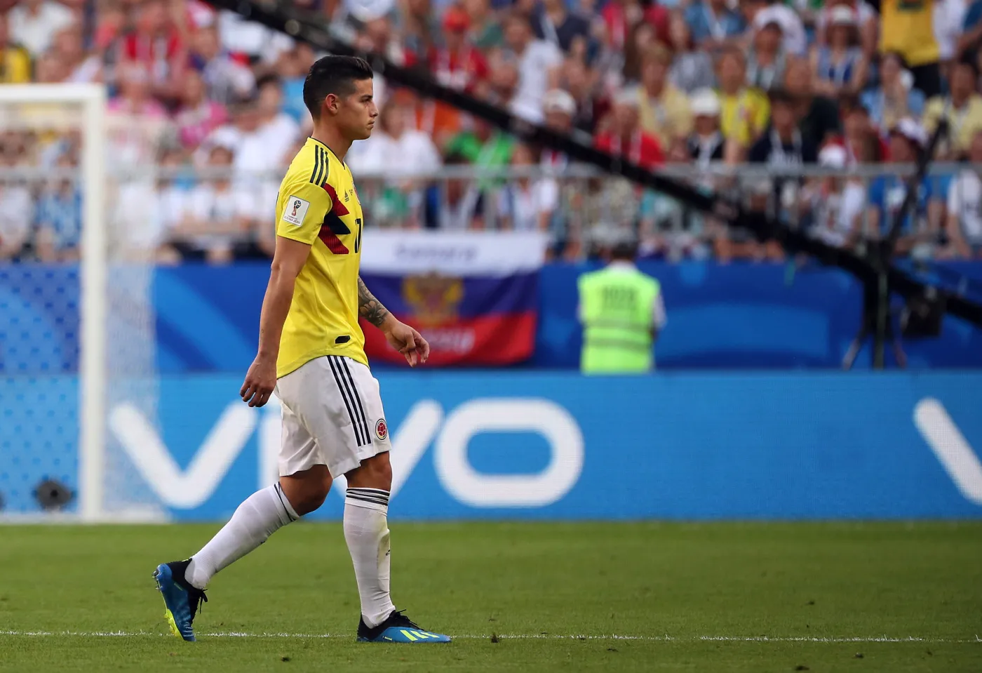 James Rodriguez ma krwiaka na łydce. Kolumbijczyk może nie zagrać z Anglią