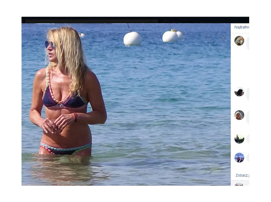 "Figura palce lizać". Wakacyjne zdjęcia Moniki Olejnik wywołały falę zachwytu internautów. FOTO