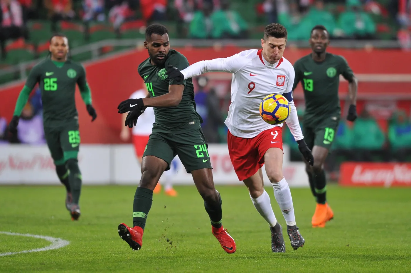 Nieudany eksperyment. Reprezentacja Polski przegrała z Nigerią 0:1