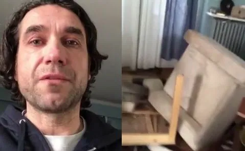 Marcin Dorociński ze łzami w oczach pokazuje zrujnowany dom: Jestem zdruzgotany...