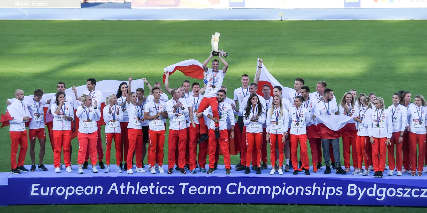 Polacy na podium. Polscy lekkoatleci zwyciężyli w drużynowych mistrzostwach Europy