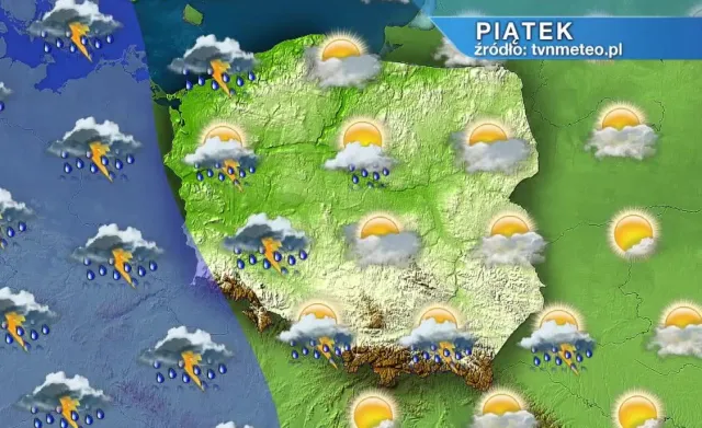Wracają upały, ale weekend zacznie się burzowo [PROGNOZA POGODY]