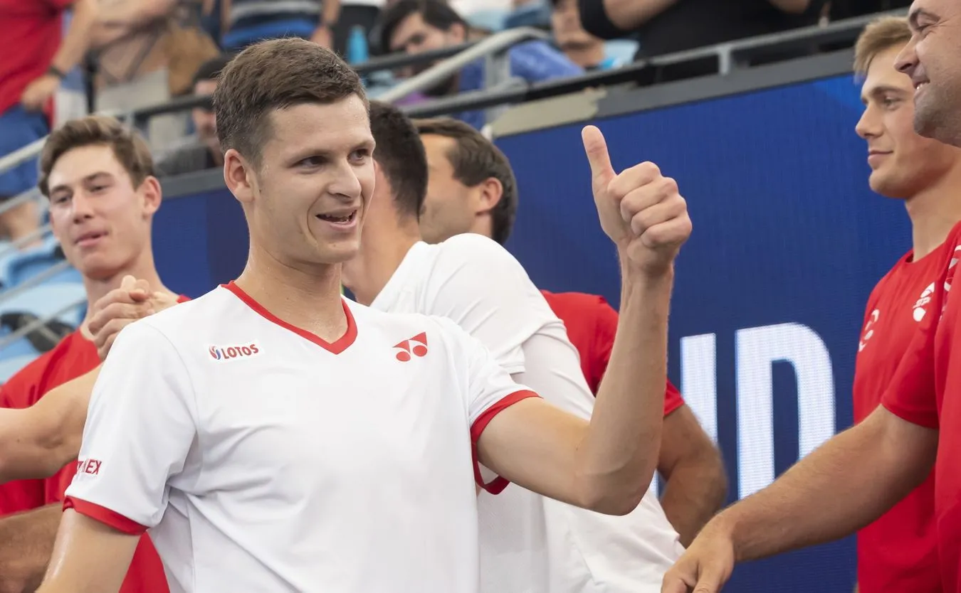 ATP Cup: Hurkacz znów lepszy od Thiema. Polacy pokonali Austriaków