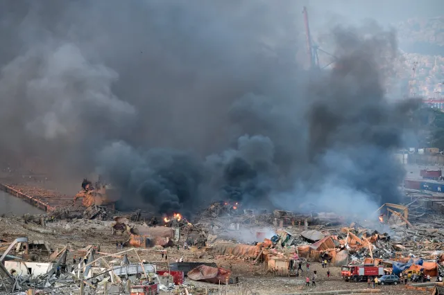 Polski ksiądz w Bejrucie: Fala uderzeniowa rozchodziła się jak w amfiteatrze [WIDEO]