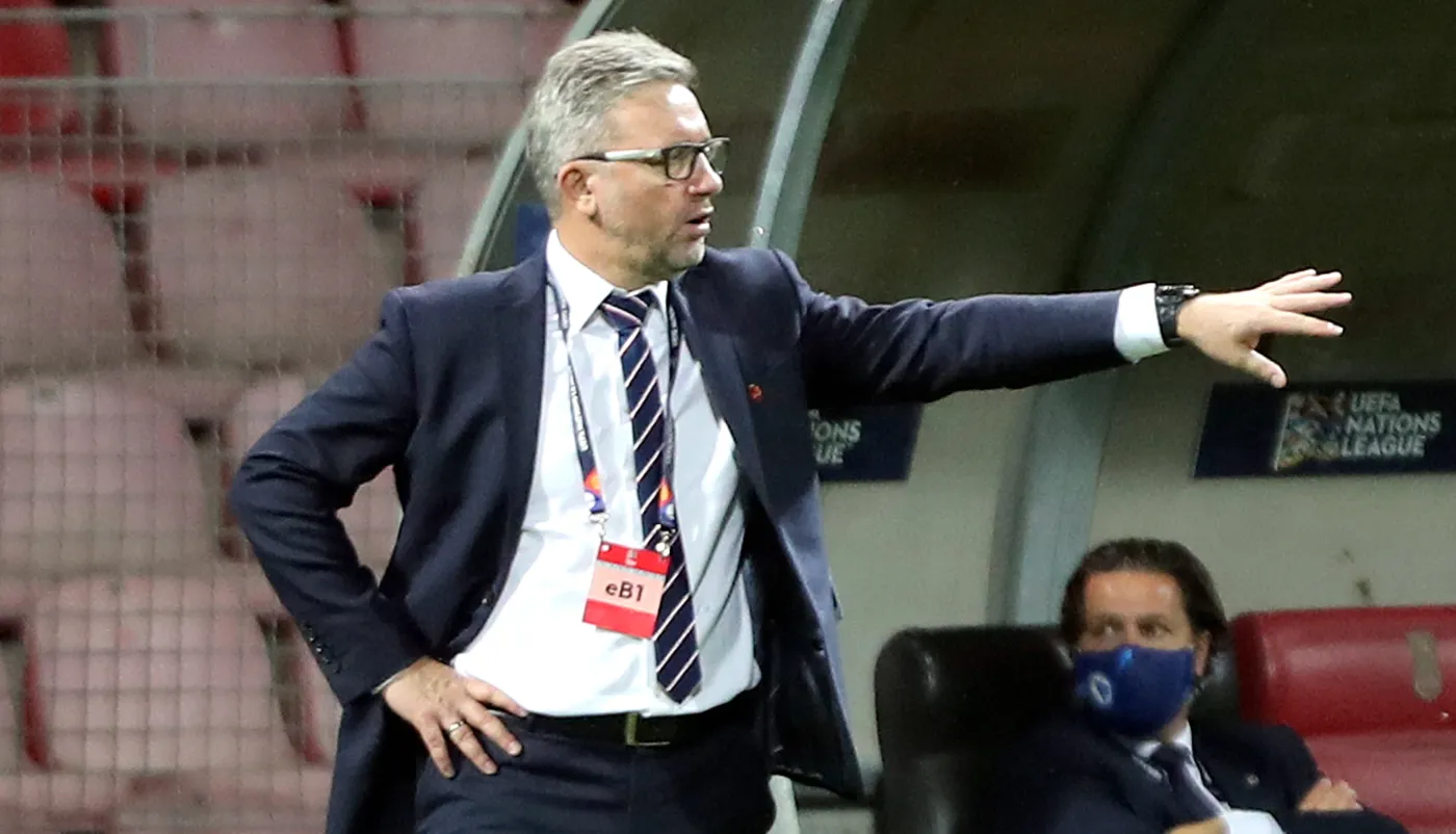 Jerzy Brzęczek: Źle zaczęliśmy mecz. Obudził nas rzut karny [WIDEO]